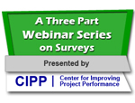 A Three Part Webinar Series on Surveys