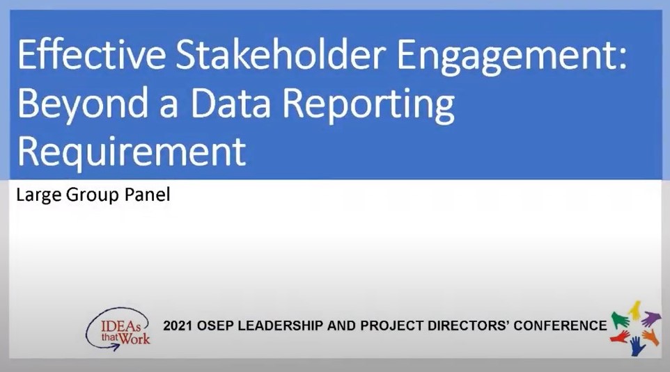 Effective Stakeholder Engagement - Beyond a Data Reporting Requirement