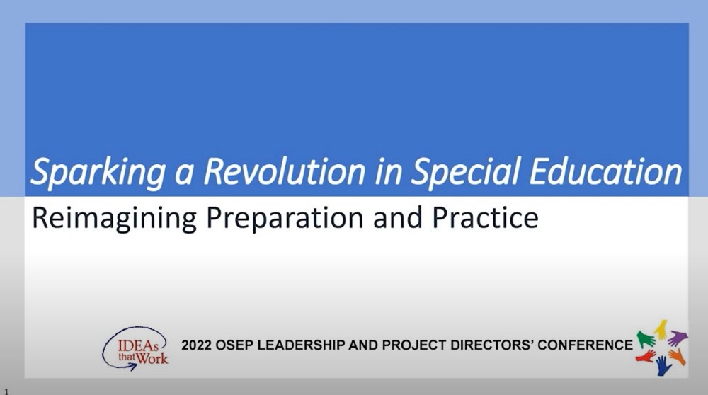 Sparking a Revolution in Special Education